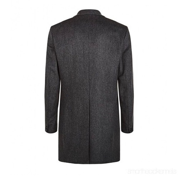 ALL SAINTS Fido Wool Blend Overcoat Sz 38 NWT - Picture 4 of 10